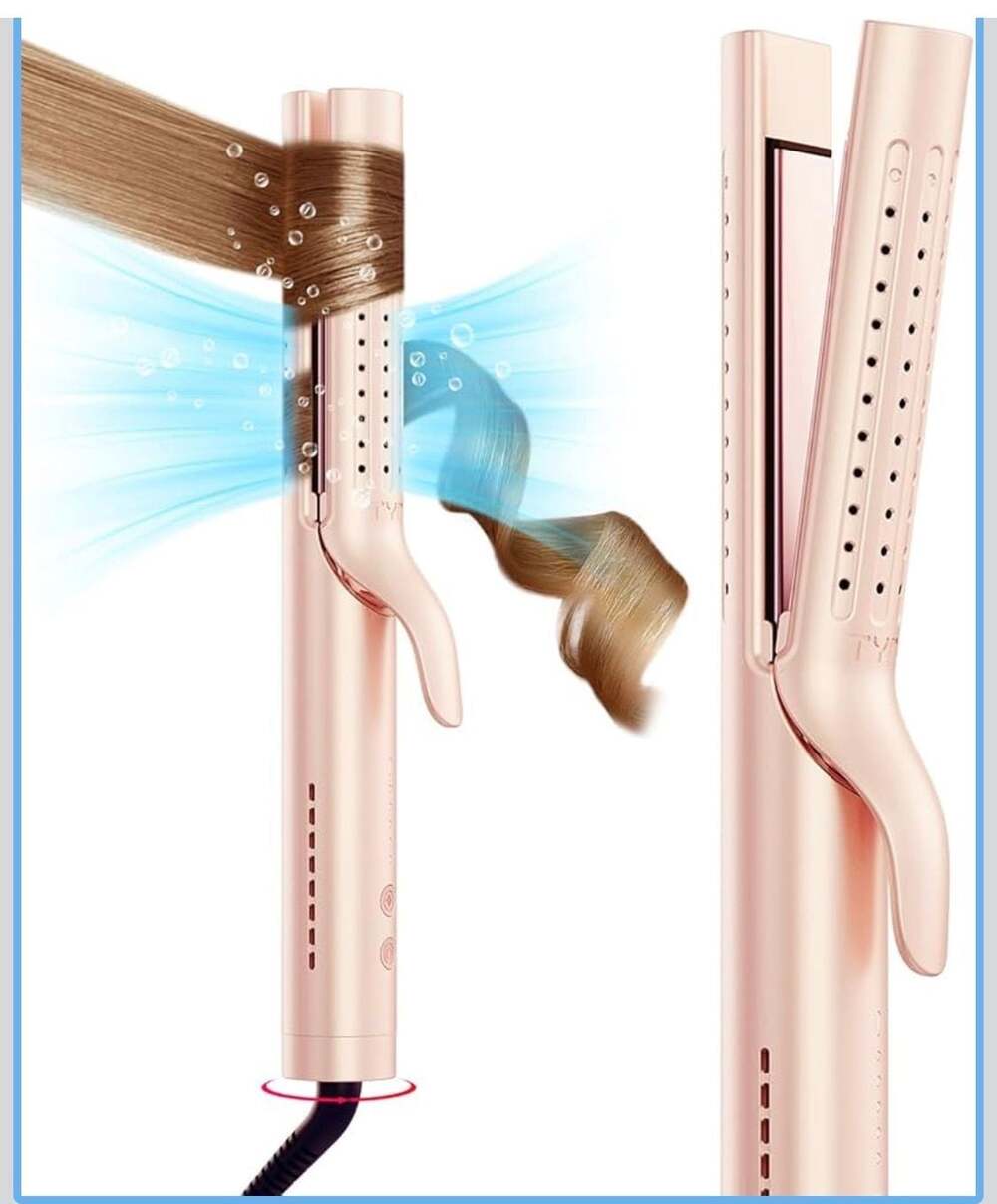 TYMO Airflow 2-in-1 Hair Straightener and Curler with‎ Ionic Cooling